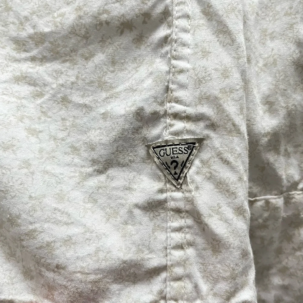 Vtg Guess Pearl Snap Long Sleeve Floral 100% Cotton Button Up Shirt Size XL - Picture 12 of 16
